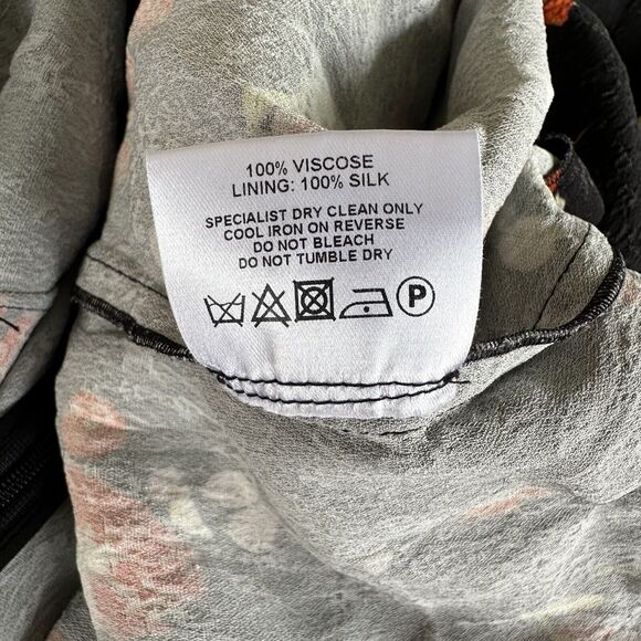 Vilshenko Jacquard Floral Dress 100% Silk Size 8 - Picture 9 of 9